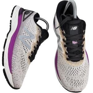 New Balance 880 V9 Black Purple Womens 8 B Running Shoes Sneakers